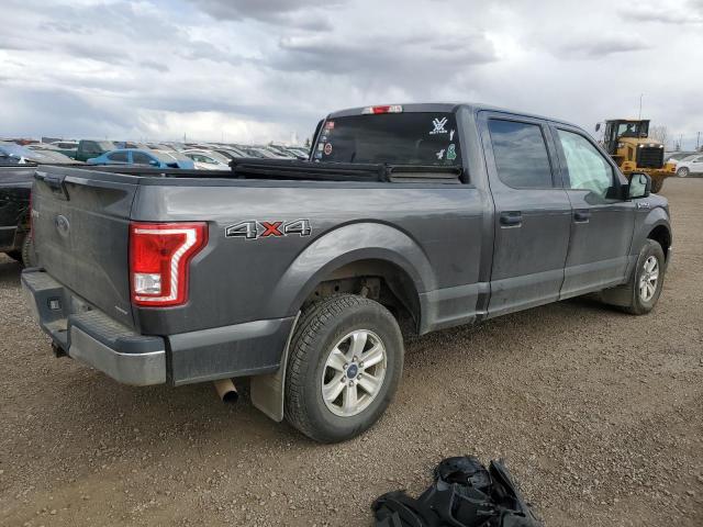 1FTFW1EFXFKD38840 - 2015 FORD F150 SUPERCREW GRAY photo 3