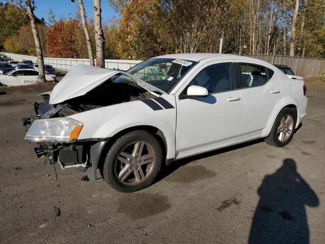 1C3CDZCB9DN662269 - 2013 DODGE AVENGER SXT WHITE photo 1