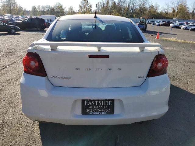 1C3CDZCB9DN662269 - 2013 DODGE AVENGER SXT WHITE photo 6