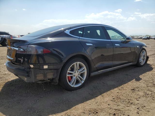 5YJSA1E45FF115274 - 2015 TESLA MODEL S Սև լուսանկար 3