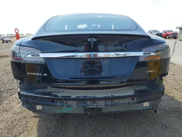 5YJSA1E45FF115274 - 2015 TESLA MODEL S Սև լուսանկար 6