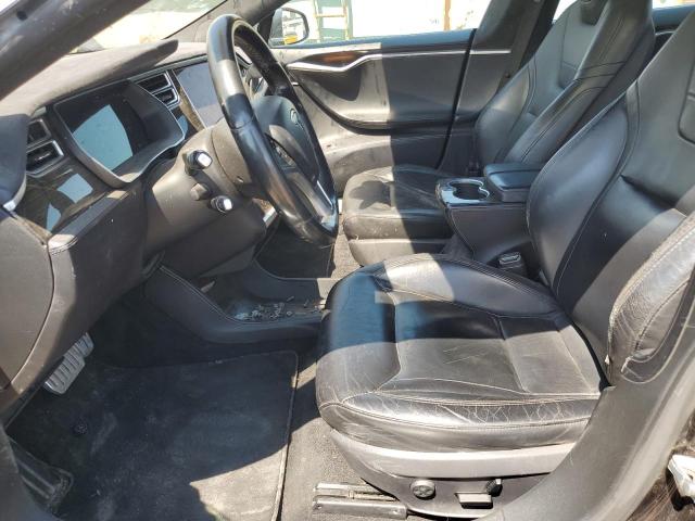 5YJSA1E45FF115274 - 2015 TESLA MODEL S Սև լուսանկար 7