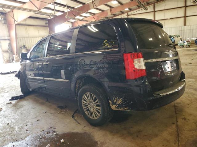 2C4RC1CG6ER133467 - 2014 CHRYSLER TOWN & COU TOURING L BLUE photo 2