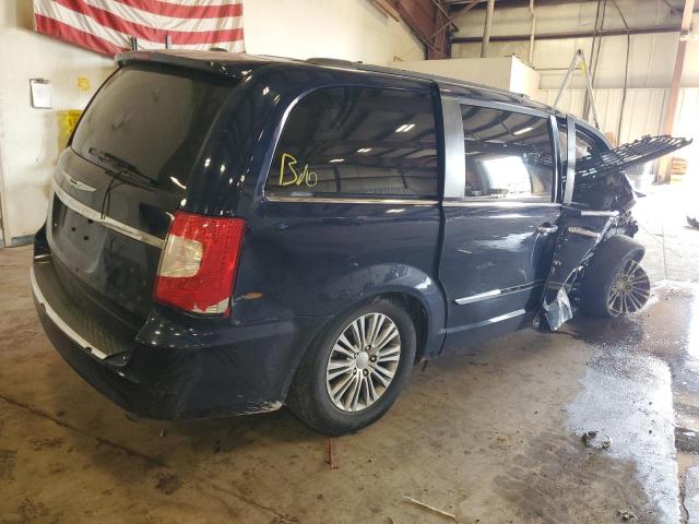 2C4RC1CG6ER133467 - 2014 CHRYSLER TOWN & COU TOURING L BLUE photo 3