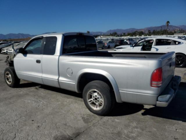 1B7GL32X02S643294 - 2002 DODGE DAKOTA SPORT GRAY photo 2