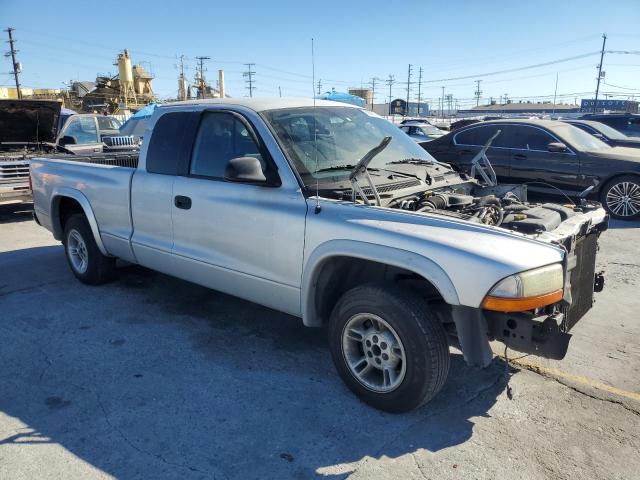 1B7GL32X02S643294 - 2002 DODGE DAKOTA SPORT GRAY photo 4