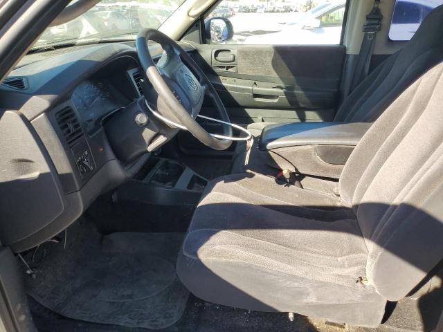 1B7GL32X02S643294 - 2002 DODGE DAKOTA SPORT GRAY photo 7