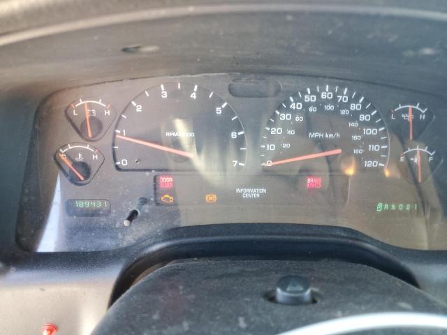 1B7GL32X02S643294 - 2002 DODGE DAKOTA SPORT GRAY photo 9