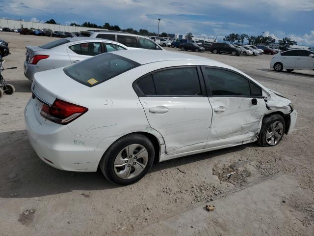 19XFB2F50FE106063 - 2015 HONDA CIVIC LX WHITE photo 3