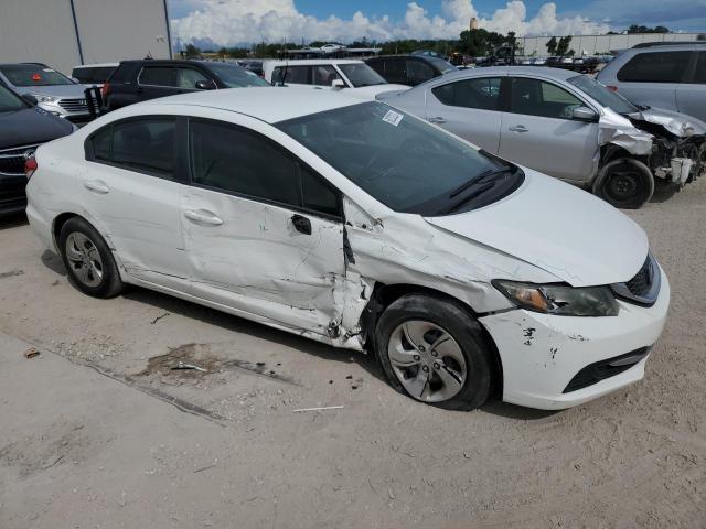 19XFB2F50FE106063 - 2015 HONDA CIVIC LX WHITE photo 4