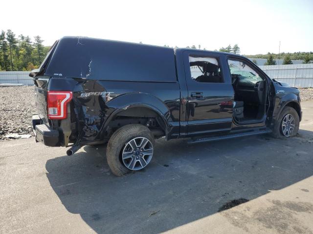 1FTEW1EF8HKE32231 - 2017 FORD F150 SUPERCREW BLACK photo 3