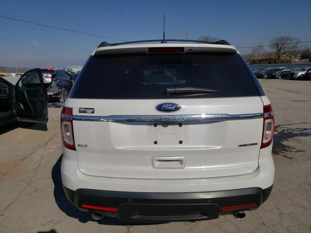 1FM5K7D84DGA03744 - 2013 FORD EXPLORER XLT WHITE photo 6