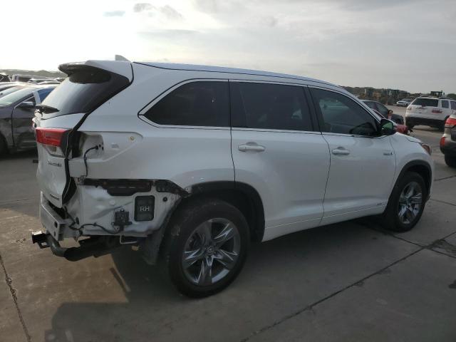 5TDDGRFHXJS052202 - 2018 TOYOTA HIGHLANDER HYBRID LIMITED WHITE photo 3