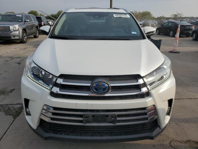 5TDDGRFHXJS052202 - 2018 TOYOTA HIGHLANDER HYBRID LIMITED WHITE photo 5