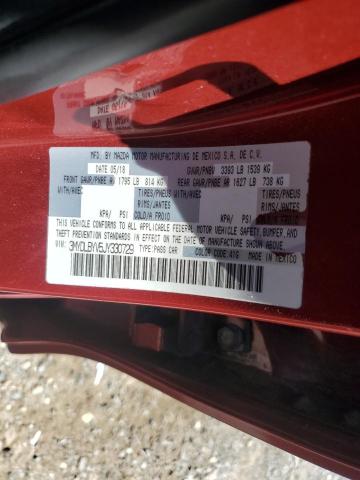 3MYDLBYV5JY330729 - 2018 TOYOTA YARIS IA RED photo 13