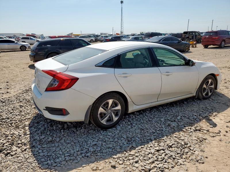 2HGFC2F66KH533026 - 2019 HONDA CIVIC LX თეთრი ფოტო 3