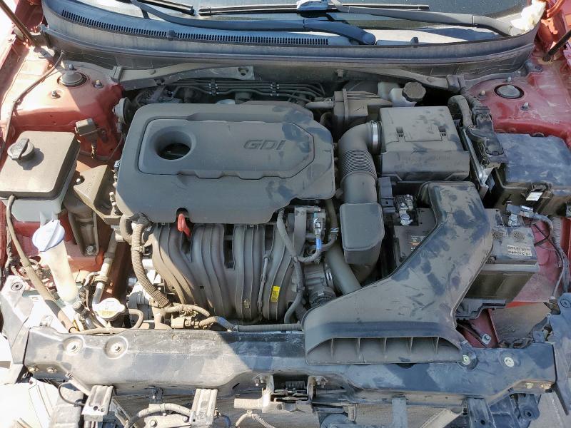 5NPE24AF5JH616842 - 2018 HYUNDAI SONATA SE RED photo 11