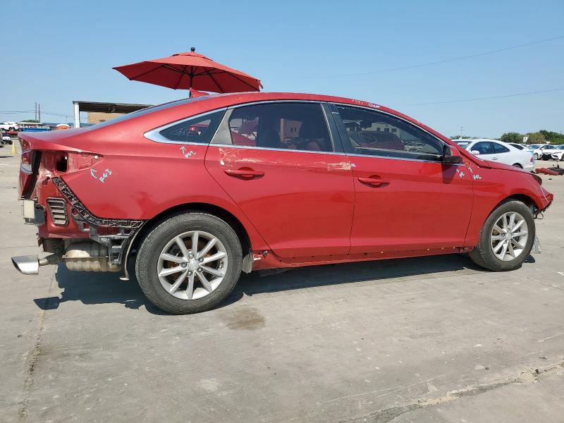 5NPE24AF5JH616842 - 2018 HYUNDAI SONATA SE RED photo 3
