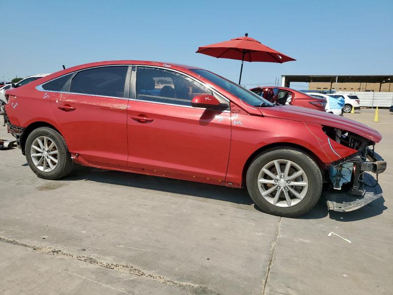 5NPE24AF5JH616842 - 2018 HYUNDAI SONATA SE RED photo 4
