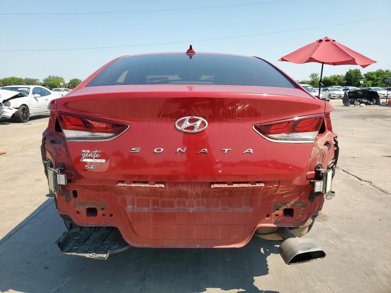 5NPE24AF5JH616842 - 2018 HYUNDAI SONATA SE RED photo 6