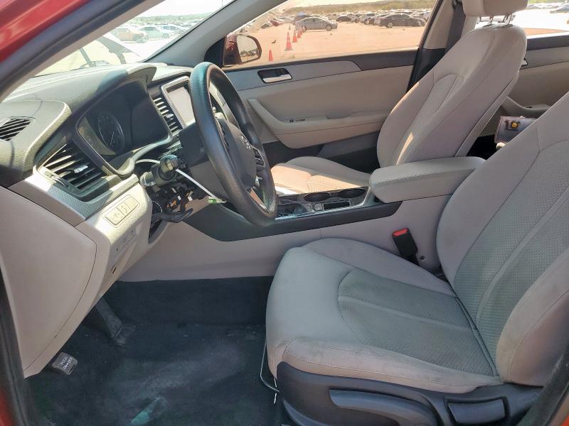 5NPE24AF5JH616842 - 2018 HYUNDAI SONATA SE RED photo 7