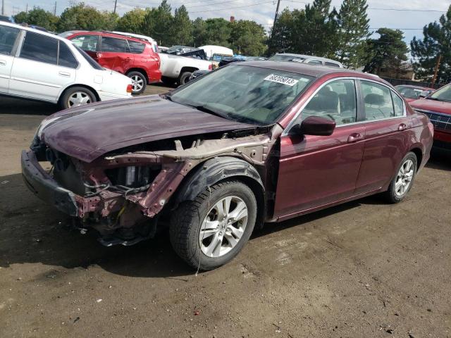 1HGCP26459A117256 - 2009 HONDA ACCORD LXP BURGUNDY photo 1