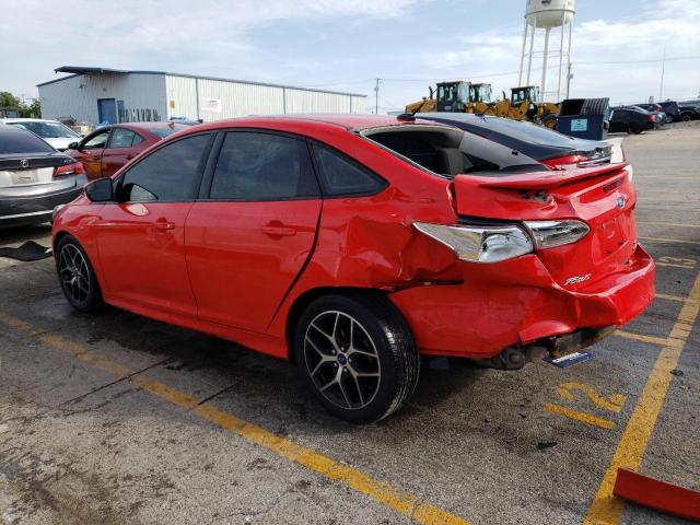 1FADP3F2XFL339613 - 2015 FORD FOCUS SE RED photo 2