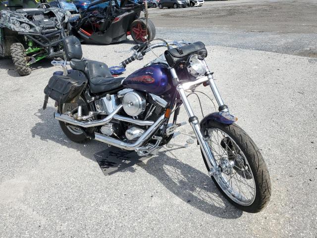 1HD1BKL11XY052102 - 1999 HARLEY-DAVIDSON FXST CUSTOM PURPLE photo 1