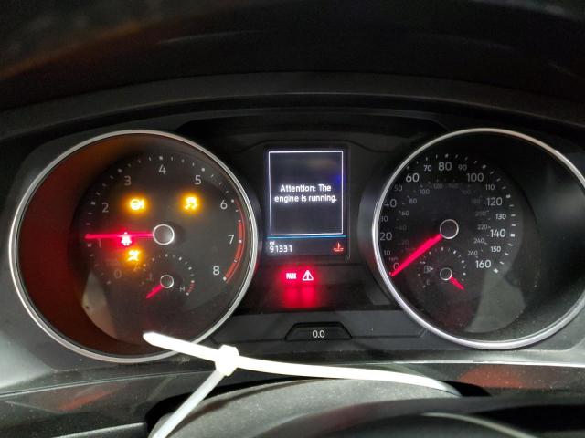 3VV2B7AX8JM091235 - 2018 VOLKSWAGEN TIGUAN SE RED photo 9