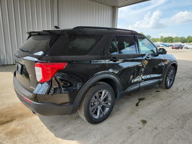 1FMSK8DH2NGB96275 - 2022 FORD EXPLORER XLT BLACK photo 3