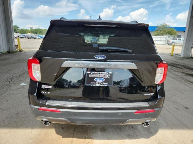 1FMSK8DH2NGB96275 - 2022 FORD EXPLORER XLT BLACK photo 6