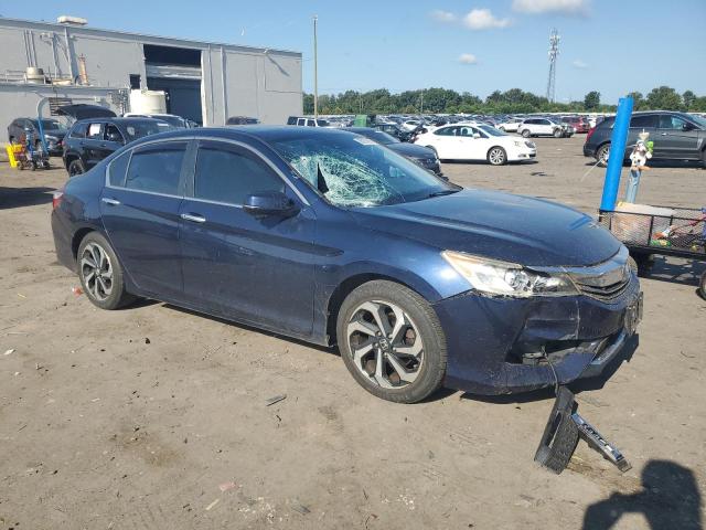 1HGCR2F02HA134974 - 2017 HONDA ACCORD EX BLUE photo 4