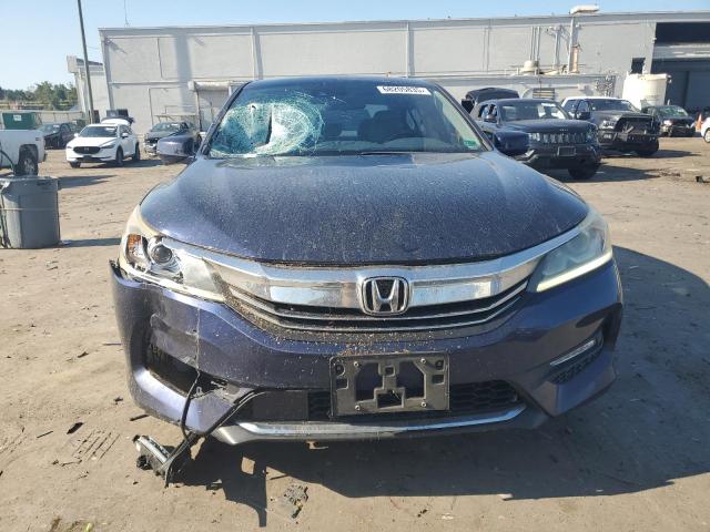 1HGCR2F02HA134974 - 2017 HONDA ACCORD EX BLUE photo 5