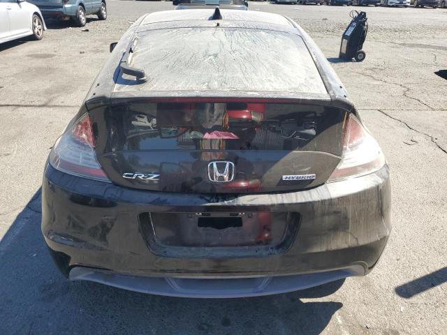 JHMZF1D68BS001588 - 2011 HONDA CR-Z EX შავი ფოტო 6