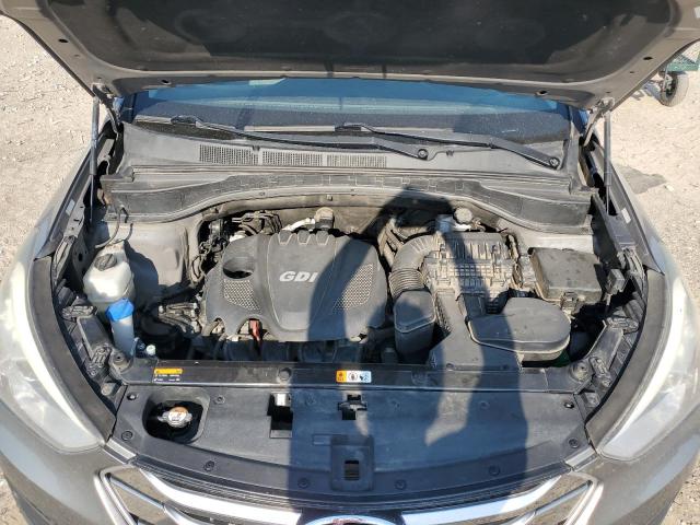 5XYZTDLB2GG362080 - 2016 HYUNDAI SANTA FE S GRAY photo 12
