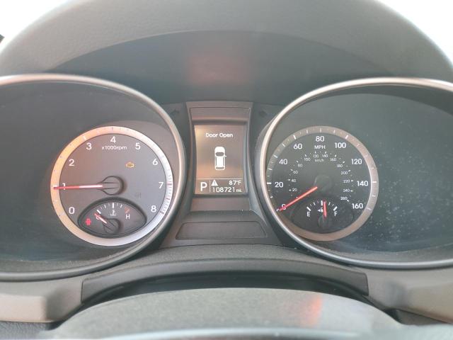 5XYZTDLB2GG362080 - 2016 HYUNDAI SANTA FE S GRAY photo 9