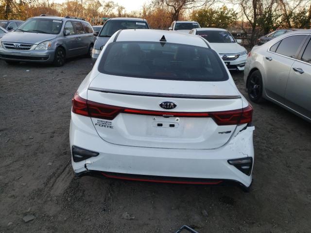 3KPF34AD2ME410256 - 2021 KIA FORTE GT LINE WHITE photo 6