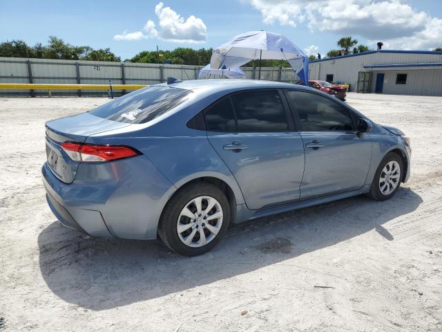 JTDEPMAE4MJ185060 - 2021 TOYOTA COROLLA LE BLUE photo 3