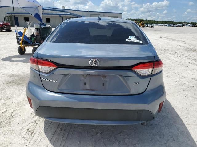 JTDEPMAE4MJ185060 - 2021 TOYOTA COROLLA LE BLUE photo 6