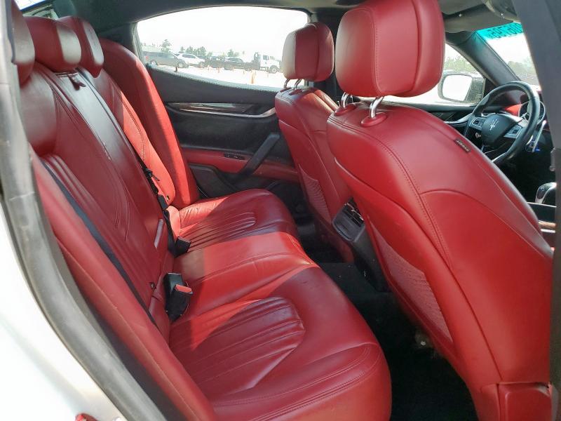 ZAM57RTA1F1154077 - 2015 MASERATI GHIBLI S أبيض صورة 10