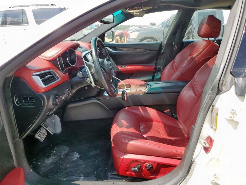 ZAM57RTA1F1154077 - 2015 MASERATI GHIBLI S أبيض صورة 7