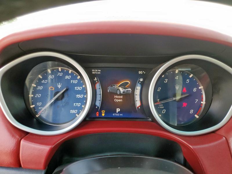 ZAM57RTA1F1154077 - 2015 MASERATI GHIBLI S أبيض صورة 9