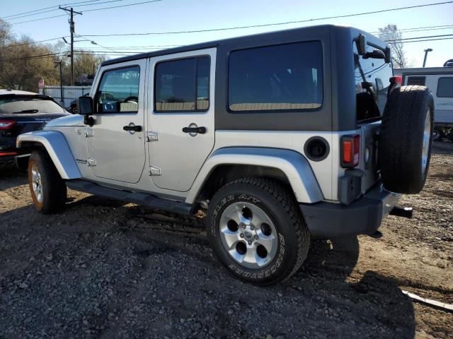 1J4HA5H1XBL549145 - 2011 JEEP WRANGLER U SAHARA SILVER photo 2