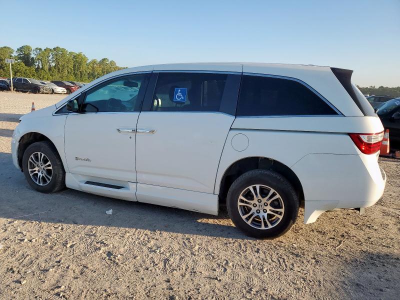 5FNRL5H67CB048282 - 2012 HONDA ODYSSEY EXL WHITE photo 2