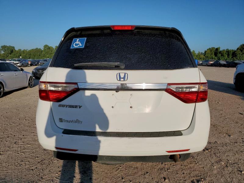 5FNRL5H67CB048282 - 2012 HONDA ODYSSEY EXL WHITE photo 6