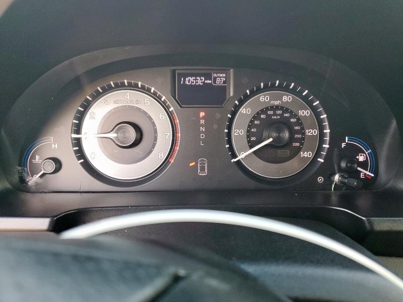 5FNRL5H67CB048282 - 2012 HONDA ODYSSEY EXL WHITE photo 9