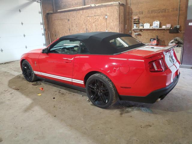 1ZVBP8KS2C5213585 - 2012 FORD MUSTANG SHELBY GT500 RED photo 2