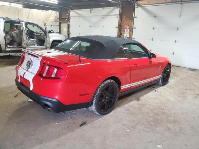 1ZVBP8KS2C5213585 - 2012 FORD MUSTANG SHELBY GT500 RED photo 3