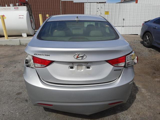 KMHDH4AE8CU250638 - 2012 HYUNDAI ELANTRA GLS SILVER photo 6