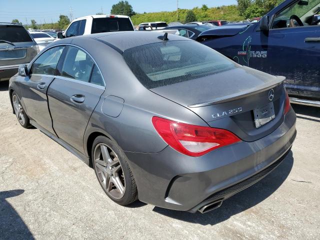 WDDSJ4GB4FN251285 - 2015 MERCEDES-BENZ CLA 250 4MATIC GRAY photo 2